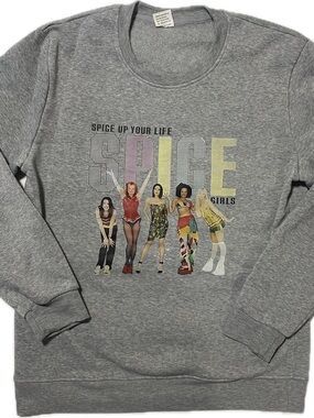 Spice Up Your Life Grey Crewneck Sweatshirt